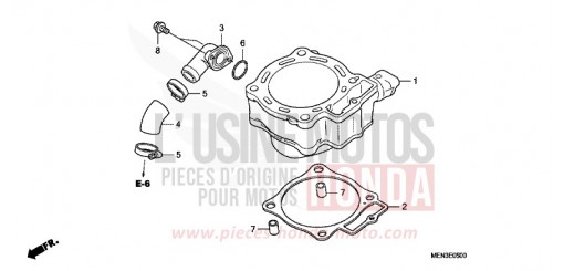 CYLINDRE CRF450RA de 2010
